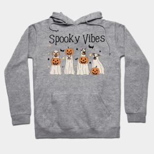 Halloween Ghost Dog Funny Hoodie